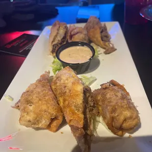 Philly Cheesesteak Egg Rolls