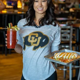 Bad beat Bloody Mary and a breakfast burrito