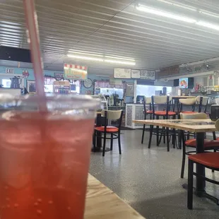 Nice air conditioned dining area