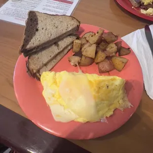 Three cheese Mr v hash skillet