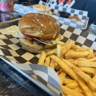 Grilled Chicken Sandwich &amp; Fries