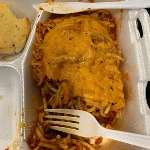 Baked Spaghetti Special