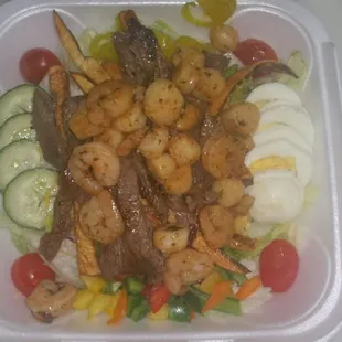 Surf and Turf Salad