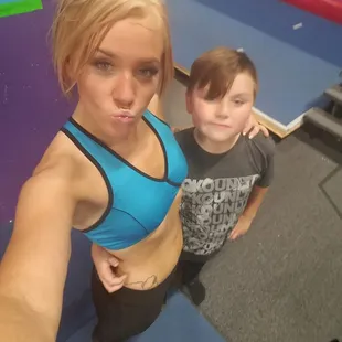 At The Spot in Folsom with the fam!