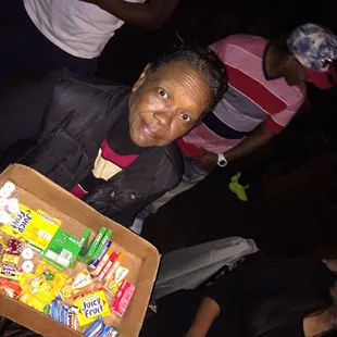She be selling her candy