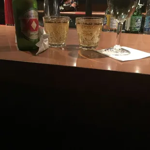 Did Equis, 2 patron blasts and a glass of Chardonnay