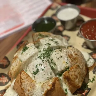 Cheesy garlic, monkey bread
