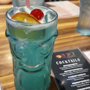The blue drink!