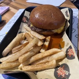 Kids Cheeseburger and Fries