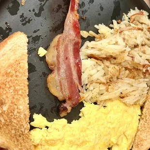 The bacon was under cooked and floppy... so sad