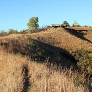 Looking north towards the Overlook.