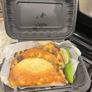 Birria Turbo Taco with Cheese