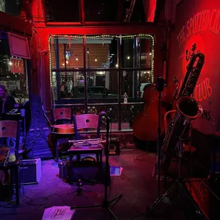 The stage