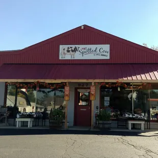 the front of the restaurant