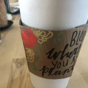 Ink from cup on my coat which will not Come out!!!!