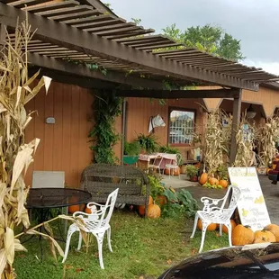 outside, sushi and sashimi