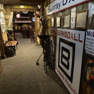 the inside of the restaurant