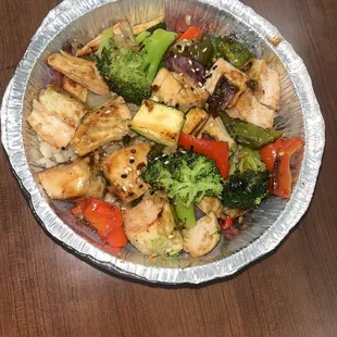 Chicken Teriyaki bowl (half)