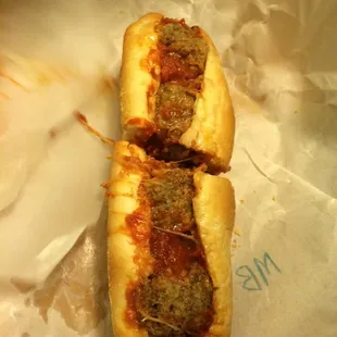 Meatball sub small