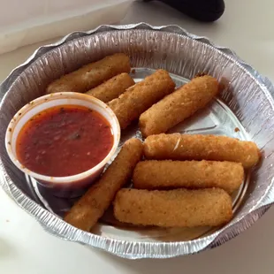 mozzarella sticks.