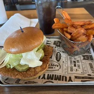 Tenderloin and fries