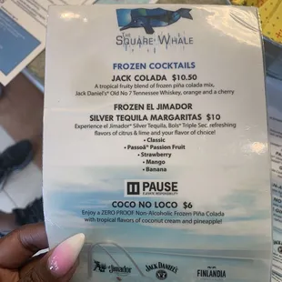 Frozen Cocktails