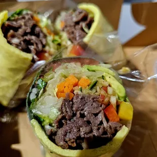 Bulgogi Rice Paper Wrap Inside