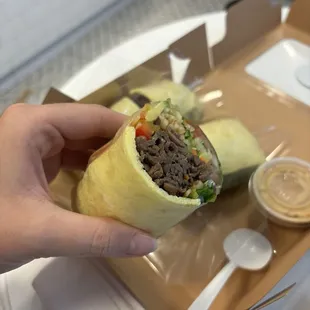 Bulgogi (Marinated Beef) Ssam