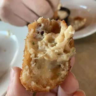 Crab boulette.