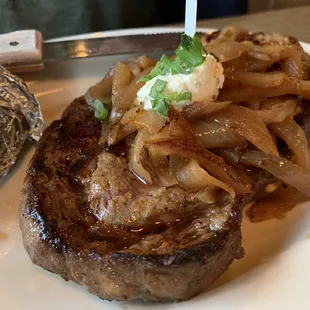 The Duke ribeye steak.