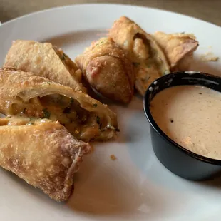 Crawfish egg rolls are back tonight! Yaaaaay!!!
