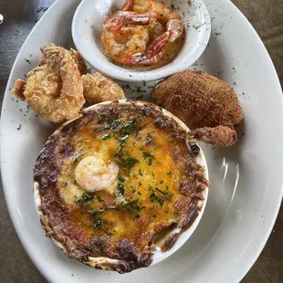 Shrimp dinner