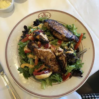 Charred Salmon Salad