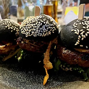 Wagyu Sliders are a must try. So savory and juicy.