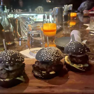 The Wagyu sliders