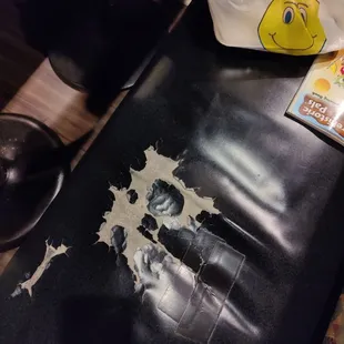 Worn seats