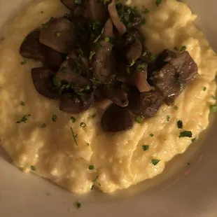 Mushroom and polenta side