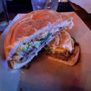 Smash Burger w/ Jalapeños