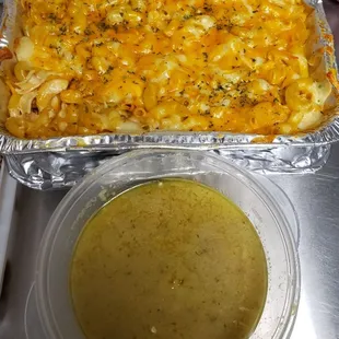 The mac n' cheese,rue for the gravy