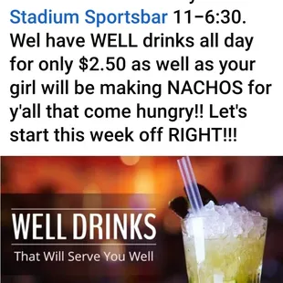 a drink with a straw in it