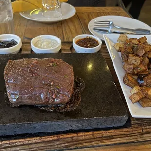 steak, food