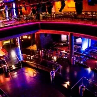 the stage from the second floor