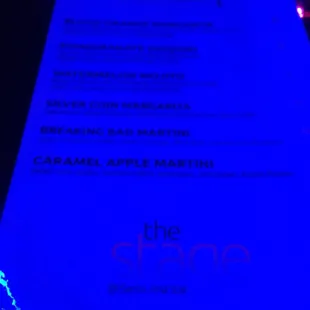 Specialty Drink list