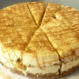 Caramel Apple Pie Cheesecake