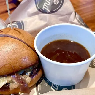 French Onion Soup Burger