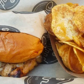 Havarti Shroom Burger