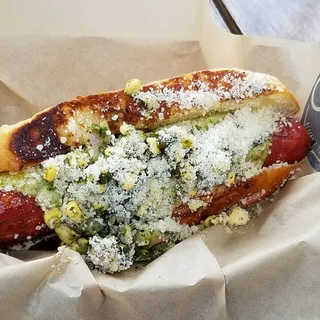 1/4 LB Elote Dog