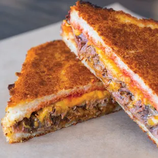 Beef Short Rib Grilled Cheese Sandwich