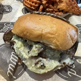 Havarti Shroom Burger