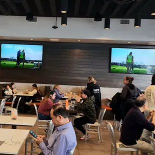 Very spacious dining area